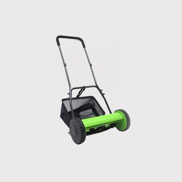 New Hand Push Reel Mower, Manual Lawn Mower with Collection Bag, Lightweight Walk-Behind Lawn Sweeper 12 inches, 14 inches, 16 inches