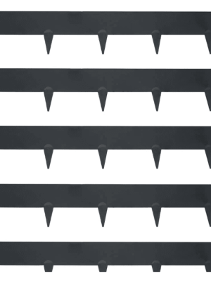 Garden plant border trim; weathering steel galvanized steel lawn edge tree root enclosure